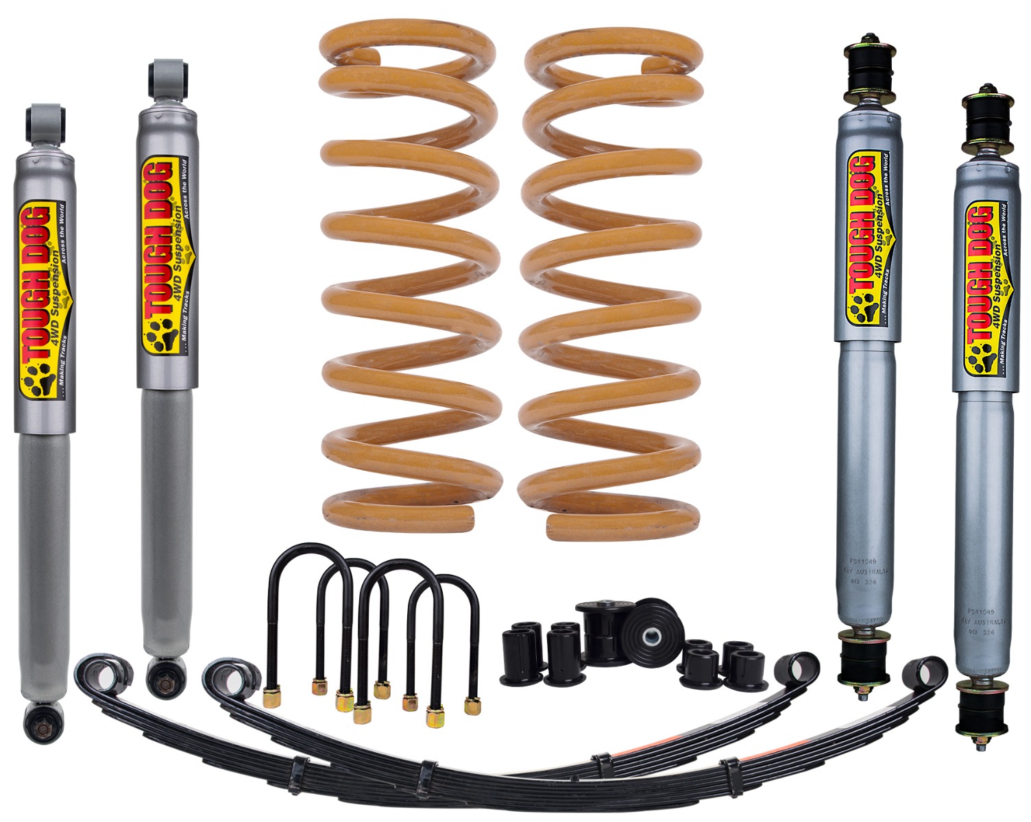 Tough Dog Adjustable Suspension Kit Toyota Land Cruiser HZJ 78 6 Cylinder