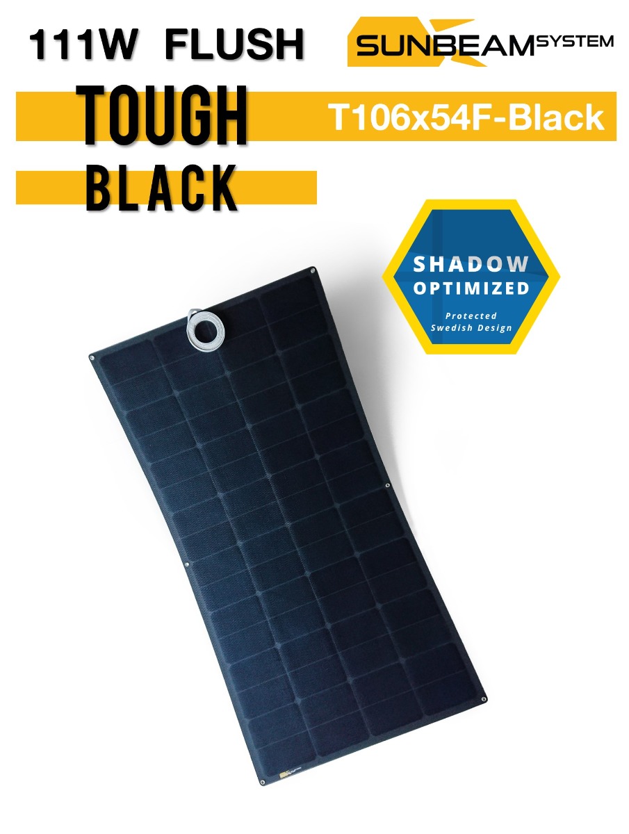 SUNBEAMsystem Solar Panel Tough Black Series-111W